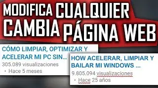 C&Oacute;MO MODIFICAR O CAMBIAR CUALQUIER P&Aacute;GINA WEB