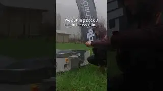 Drone vs a rain storm: the ultimate water resistance test ⛈️ DJI Dock 3 🎬 @djihelibosschile