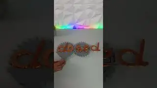Open Closed Sign Geared Part 2 3D Print By Made In Space