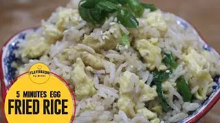 5 Minutes Easy Egg Fried Rice Recipe | Healthy & Quick Egg Fried Rice Recipe