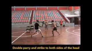 FMA-Portugal - Stick fighting techniques in live sparring