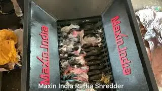 Raffia shredder, Raffia Crusher, Jumbo Bags Shredding, PP Raffia bags Crusher, #Raffiabagsshredding,