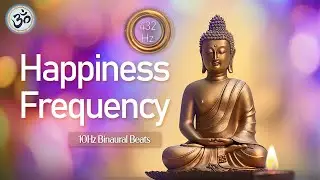 Wake Up Happy With Positive Energy, 432Hz + 10Hz, Happiness Frequency, Binaural Beats, Meditation