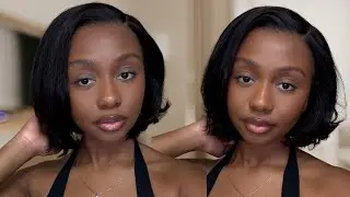 Glueless Summer Bob That&rsquo;s Classy, Chic & Breathable 😍#bgmgirlhair #blowout #bobwig