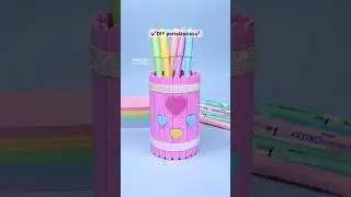 DIY portal&aacute;pices 💕 Manualidades f&aacute;ciles con palitos de helado #diy #manualidades #ideas #tutorial