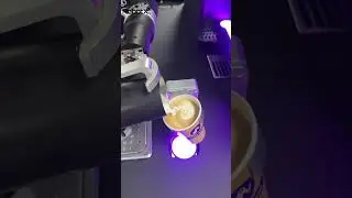 A robot doing perfect latte art&hellip; smoothly. 🤖☕️