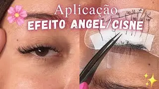 APRENDA A FAZER O EFEITO ANGEL/CISNE | Tendência de cílios