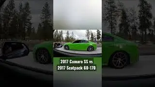 2017 Camaro SS vs 2017 Charger Scatpack with long tube headers 60-170