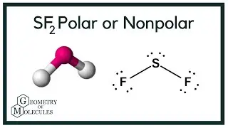 Is SF2 Polar or Nonpolar? (Sulfur Difluoride)