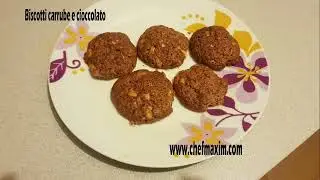 Biscotti carrube e cioccolato @chefmaxim #chefmaxim #biscotti