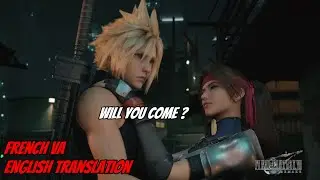 Jessie Invites Cloud Over Alternate Dialogue French VA English Translation Final Fantasy 7 Remake