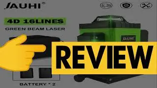 JAUHI 16 Lines Laser Level green line Self-leveling Quick review from Aliexpress