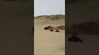 700hp whipple supercharged Ford Raptor Prerunner in the dunes.