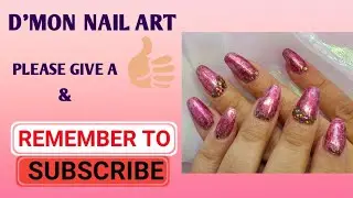 Antique rose gold foil nails tutorial