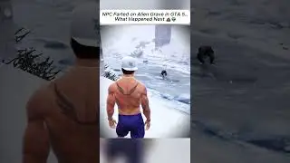npc farted in alien grave in gta 5 what happened next🤣🤣 #gta #visitfranklin #gtaonline #gaming #gtav