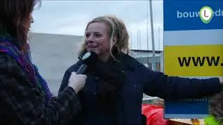 Feestelijke start bouw nieuwe school voor de  Bron, Meidoorn, SKO