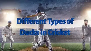 Types of Ducks in Cricket Explained  | Golden Duck to Diamond Duck | Cricket Facts