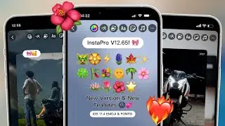 NEW INSTAPRO V12.65 🎀 FULL IOS INSTAGRAM FOR ANDROID 2025 | IOS EMOJIS + FONT & MORE FEATURE!