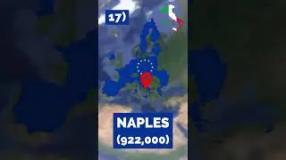 These Are the Largest Cites of the European Union! 🇪🇺 #shorts