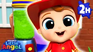 🍌 Make-Yourself-A-JUICE 🍌 Kids Singalong 🍌 | Little Angel | Moonbug Create