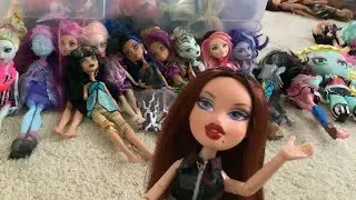 HUGE MONSTER HIGH FLEA MARKET LOT DOLL HAUL | 84 dolls! Part 2
