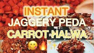 Easy Carrot Halwa Recipe | Quick Method Using Jaggery & Peda | No Milk
