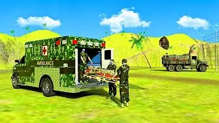 Ambulance Driving Game For US Army Life Save |emergency offroad simulator - Android Gameplay
