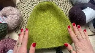 Супер шапка из Katia Merino Flame+Katia Alpaca gold