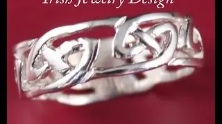 Mens Celtic wedding ring.