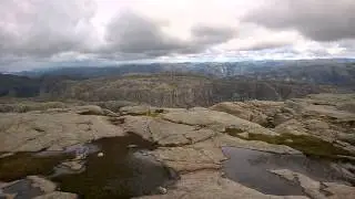 View from Vinjakula, Bjerkreim, Rogaland, Norway