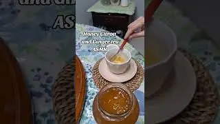 Landers Honey Citron and Ginger teaASMR  #honeycitronandgingertea #landersvermosa