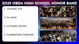 2025 OBDA High School Honor Band | Full Concert Video