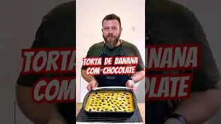 TORTA CHOCOLATE & BANANA parte 1 #dicadochef #receita #chocolate #sobremesa #dicasdecozinha