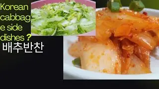 How To Make Korean cabbage side dishes? 배추 반찬 #koreanfood  #recipe on nipani language 
