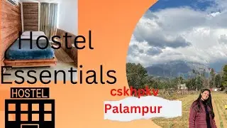 ||Hostel essentials|| |What to pack for  hostel| |CSKHPKV PALAMPUR|