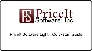 PriceIt Software Light&trade; - Quickstart Guide