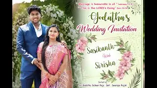 🔴Godatha's Wedding Ceremony | Sasikanth with Sirisha | St.Andrews Cathedral Church