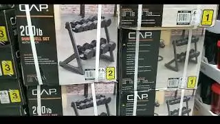 Costco! CAP Barbell 200 LB Dumbbell set with Rack! $229!
