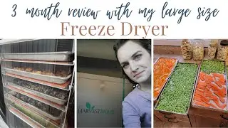 Large Harvest Right Freeze Dryer Honest Review ~ sharing a few items we've made so far!