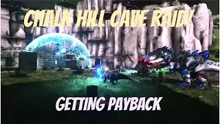 ARK SURVIVAL EVOLVED (UNOFFICIAL PC SERVERS) CHALK HILL CAVE RAID!