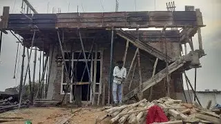 ఇందిరమ్మ ఇల్లు స్లాబ్ వేస్తున్నప్పుడు