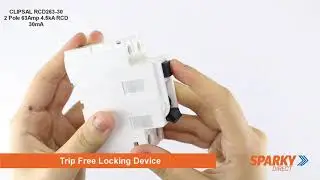 CLIPSAL RCD263-30 | 2 Pole 63Amp 4.5kA RCD 30mA