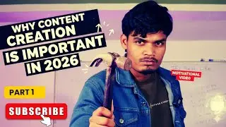 Why Content Creation Is Very Important In 2026. #contentcreation #motivation 