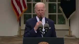 Biden vs. Teleprompter: Biden Struggles Once Again To Read His Speech From Giant Teleprompter