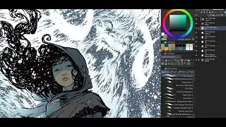 🔴 Tips for Coloring Covers on this AMAZING Kickstarter Cover from Rebekah Isaacs