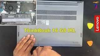 Lenovo ThinkBook 16 G8 IRL Memory and Storage Upgrade - Disassembly
