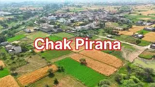 Beautiful Drone View Of Chak Pirana Village