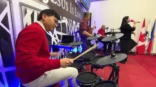 Praise Elevation Drum Cover (w/ Dwell In Us JIL Worship)