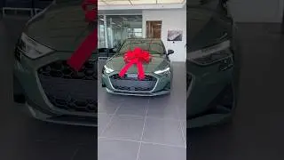 2025 Audi A3 in District Green metallic with Santos Brown interior hits different #audi