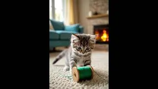 CAT PLAYING TOYS